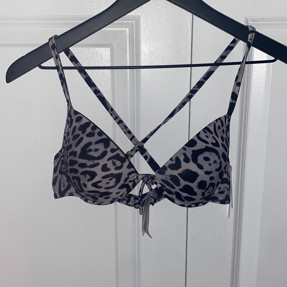 Victoria’s Secret swim top leopard